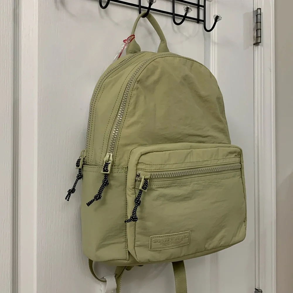 Pajar Khaki / Tan / Green Nylon Backpack